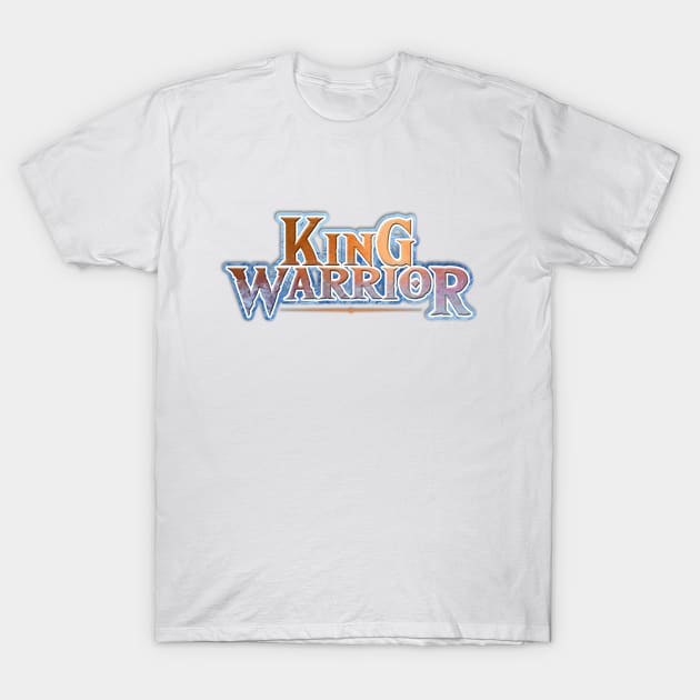 King Warrior Wordmark T-Shirt by Lucas Green